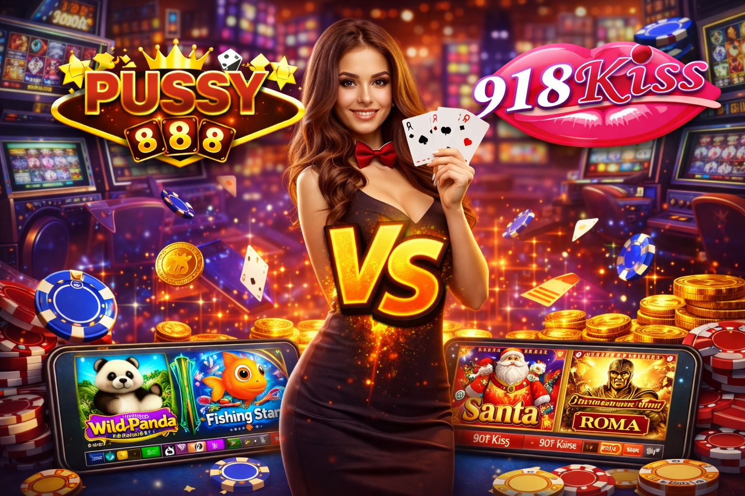 pussy888 is the better choice over 918kiss