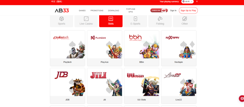 ab33 casino - slots